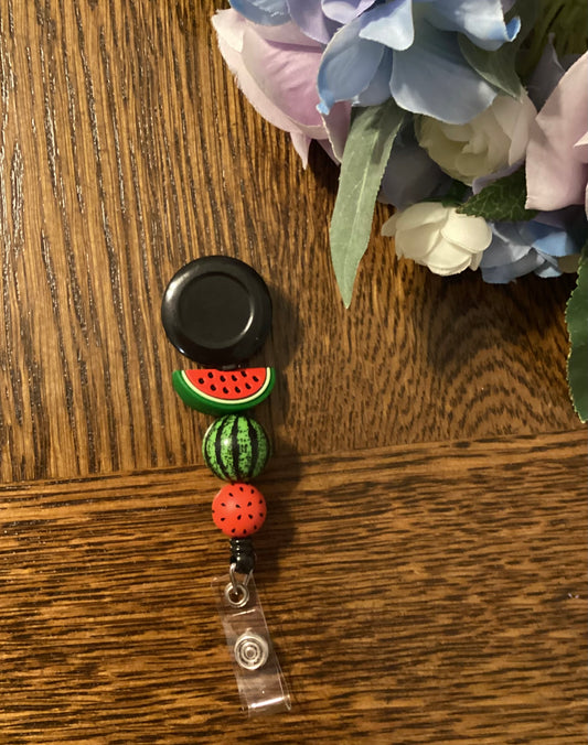Watermelon Badge Reel