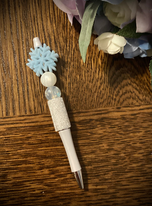 White Snowflake Pen