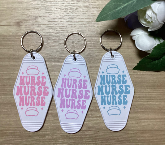 Nurse Hotel Keychain