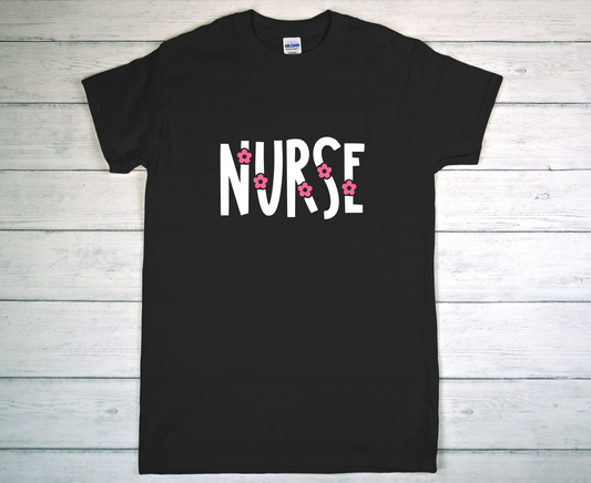 Nurse Flower T-shirt